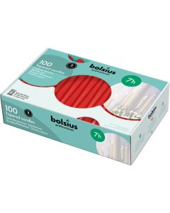 Tapered candle (2 boxes of 100) Red Professional