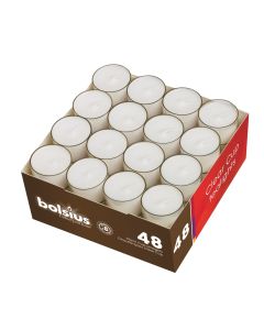 8hr Nightlights (6 trays of 48) Clear Cup